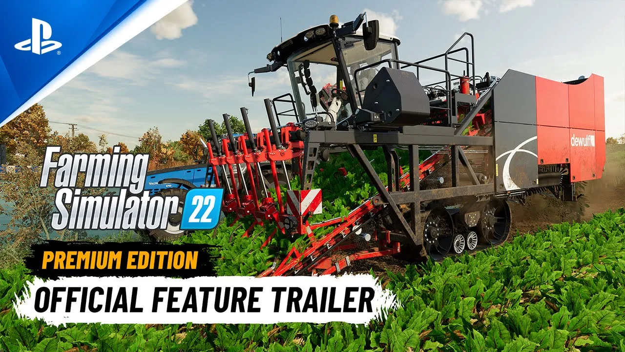 Farming Simulator 22: Premium Edition - Tráiler de contenido | Juegos de PS5 y PS4