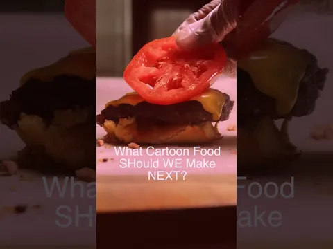 Durr-BURGER from FORTNITE!! #fortnite #fortnitedance #cartoonfood #cookingshow #fyp #viral
