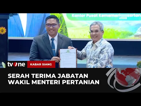Kementan Lakukan Sertijab dengan Sudaryono usai Dilantik Menjadi Wakil Menteri