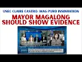 Download Lagu MAYOR MAGALONG SHOULD SHOW HIS EVIDENCE