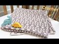 Colour-work Crochet Baby Blanket Full Tutorial