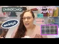 Unboxing D I Y Wrapping Paper from Society6