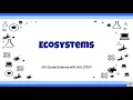 5th Grade Science EOG Review Ecosystems