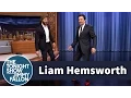Liam Hemsworth and Jimmy Strut in High Heels