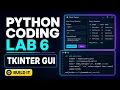 Python Coding Lab 6 Build a Tkinter Desktop Study Tracker