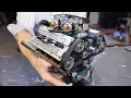 Miniature V8 Engine Runs like the Real Thing - 78cc DOHC 6HP