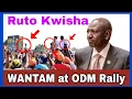 Lagu Wantam for Ruto erupts at Oburu's ODM Mombasa Rally;Ruto rejected badly, Watu hawamtaki bwana