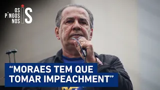 Malafaia pede impeachment de Moraes durante manifestação na Paulista
