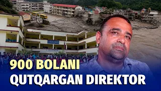 Maktab direktori 900 o‘quvchini qutqardi
