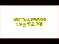 Ubuntu Install uwsgi 1 2 5 via pip 2 Solutions