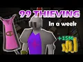 OSRS 99 THIEVING guide from Ardy Knight with tips and tricks 250K