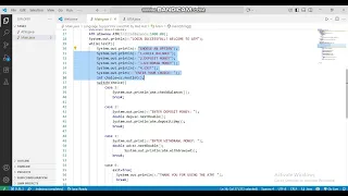 Oasis Infobyte Java Development Internship Task 3 - ATM Interface