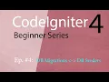 Codeigniter Ep4 Database Migrations Seeders