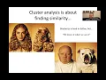 Multivariate Statistics Module Lecture Intro to Cluster Analysis
