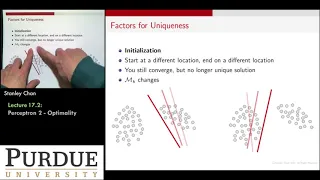 ECE595ML Lecture 17-2 Perceptron Algorithm