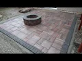 Beautiful Paver Patio Timelapse