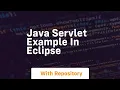 java servlet example in eclipse