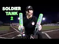 Hitting with the SOLDIER TANK 2 Baseball Bat Bros