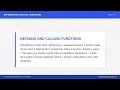 SS 1 Computer Science - Python Functions and Modules Nigerian Curriculum