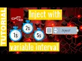 Trigger a process with variable interval inject flow