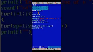 Nested For Loop Print Triangle pattern by asterisk symbol Programmer Defined Value