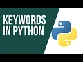 Python Tutorial For Beginners Introduction To Keywords