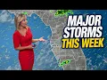 Tampa Weather - MUCH stormier a few days this week