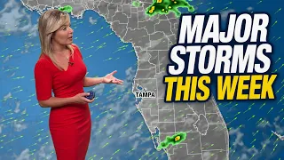 Tampa Weather - MUCH stormier a few days this week