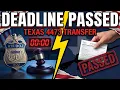 DEADLINE PASSED ATF Fails to Stop the First Texas 4473 Transfer