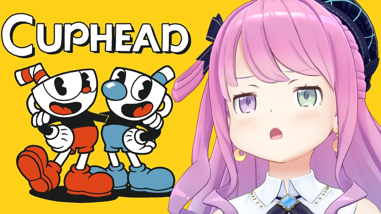 【 Cuphead 】＃２ 初見プレイで高難易度ゲームカップヘッドに挑戦してみるのら！！！【姫森ルーナ/ホロライブ】