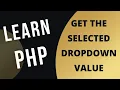 php 5 6 get selected value text from dropdown select option