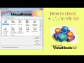 How to check addition subtraction multiplication division in visual basic 6 0