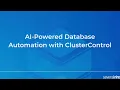 Introducing ClusterControl Quick Feature Overview