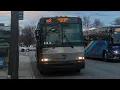 Front POV MTA Bus QM8 Downtown to Glen Oaks Express onboard a 2007 MCI D4500CL