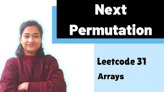 Next Permutation Array Love Babbar DSA Sheet Leetcode 31 Amazon Google