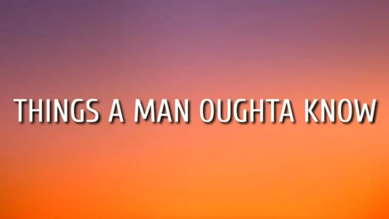 Lainey Wilson - Things A Man Oughta Know (Lyrics) ft.