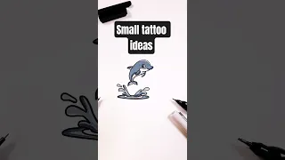 Small Tattoo Ideas DOLPHIN