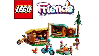 LEGO Friends 42624 Adventure Camp Cozy Cabins Speed build