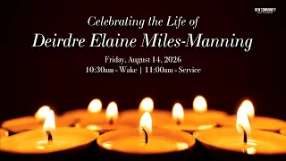 Homegoing for Dee Miles Manning Part2