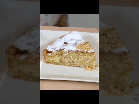 Tarta de Manzana con Batidora, Facil y Lista en 5 Minutos #shorts