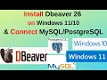 How to Install DBeaver 26 on Windows Connect MySQL PostgreSQL - FULL GUIDE