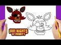 How To Draw Five Nights at Freddy s - Foxy FNAF Drawing