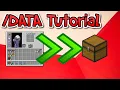 Minecraft data Command Tutorial