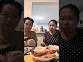 Review of eating Black Tiger Shrimp bought at Costco delicious crispy sweet and fragrant meat