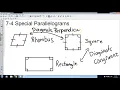 Big Ideas Geometry 7 4 Special Parallelograms