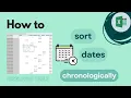 Excel Pivot Table How To Sort Dates Chronologically