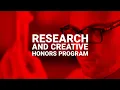 Research and Creative Honors Program at UNLV