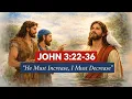 He Must Increase and I Must Decrease A Bible Study on John 3 22-36