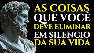 10 COISAS QUE VOCÊ DEVERIA ELIMINAR EM SILÊNCIO DA SUA VIDA | ESTOICISMO