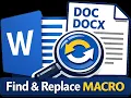 KC Batch Find and Replace for Word